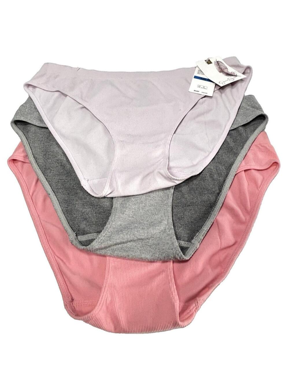Jessica Simpson Panties Lot of 3 Bikini Underwear, Ribbed NWT, XL 3pc Set!